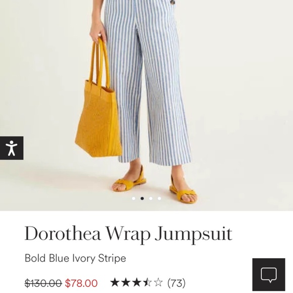 Boden Dorothea Wrap Jumpsuit.  Size 2P - Picture 8 of 8